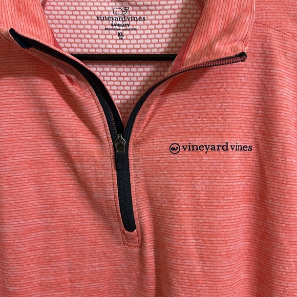 EUC Vineyard Vines Boys Performance Sankaty XL (18) Quarter Zip Pullover - Picture 3 of 5